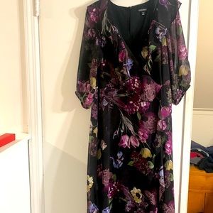 Dress mid calf floral